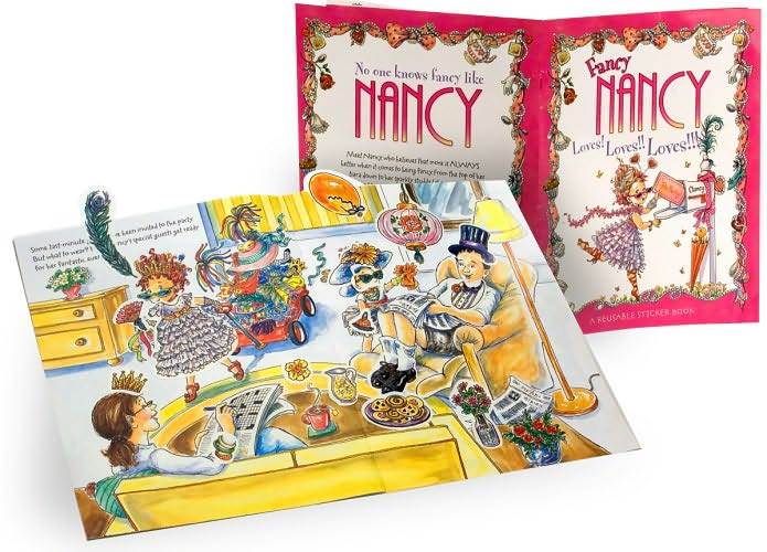 Fancy Nancy Loves! Loves!! Loves!!!: Sticker Book image