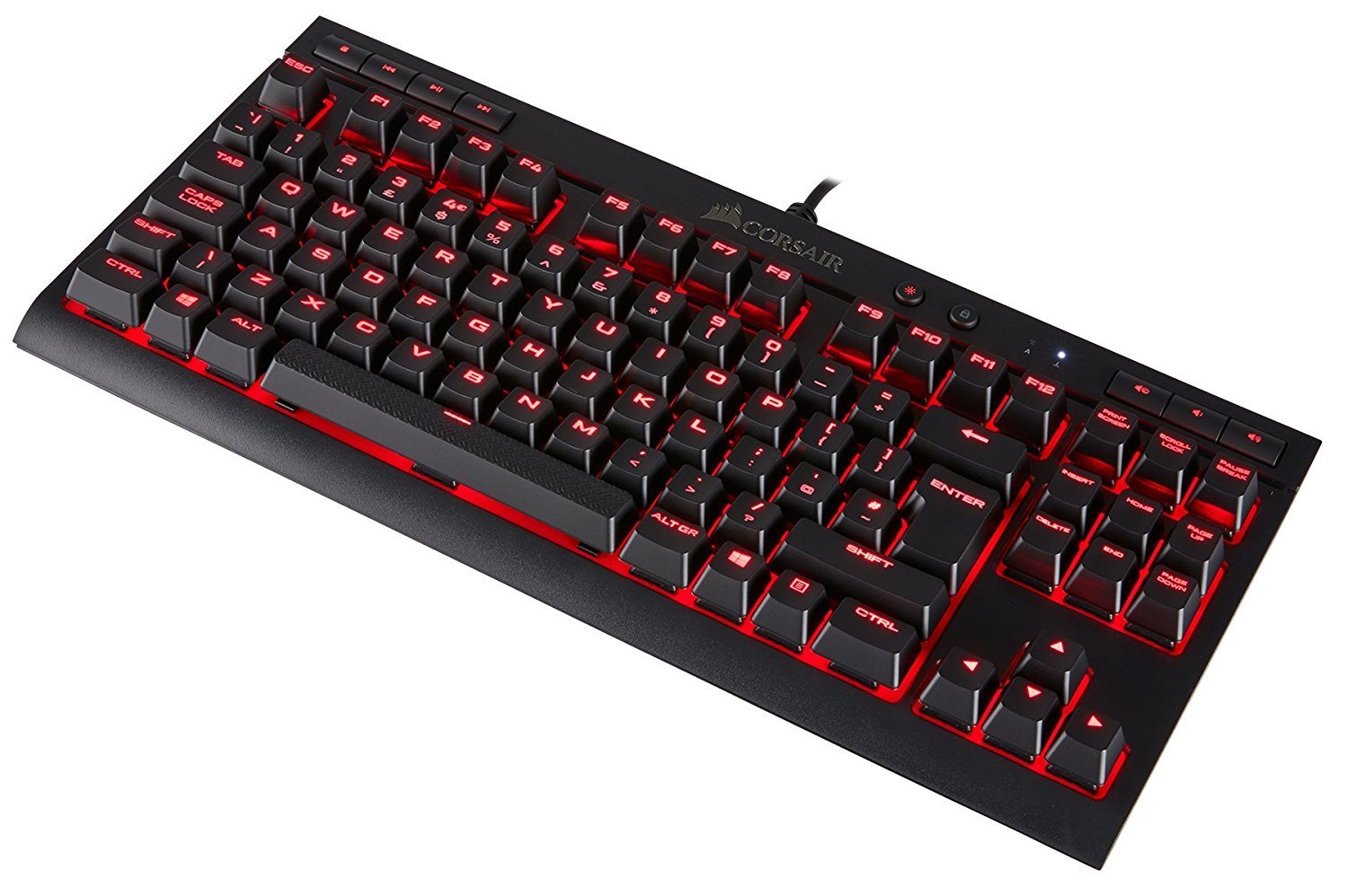 Corsair K63 Mechanical Gaming Keyboard (Cherry MX Red) for PC Games image