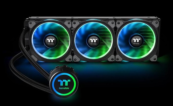 360mm Thermaltake Floe Riing 360 RGB TT Premium Edition AIO CPU Cooler image