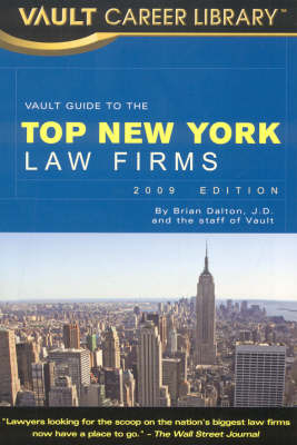 Vault Guide to the Top New York Law Firms by Brian Dalton image