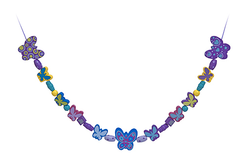 Melissa & Doug: Butterfly Friends - Wooden Bead Set