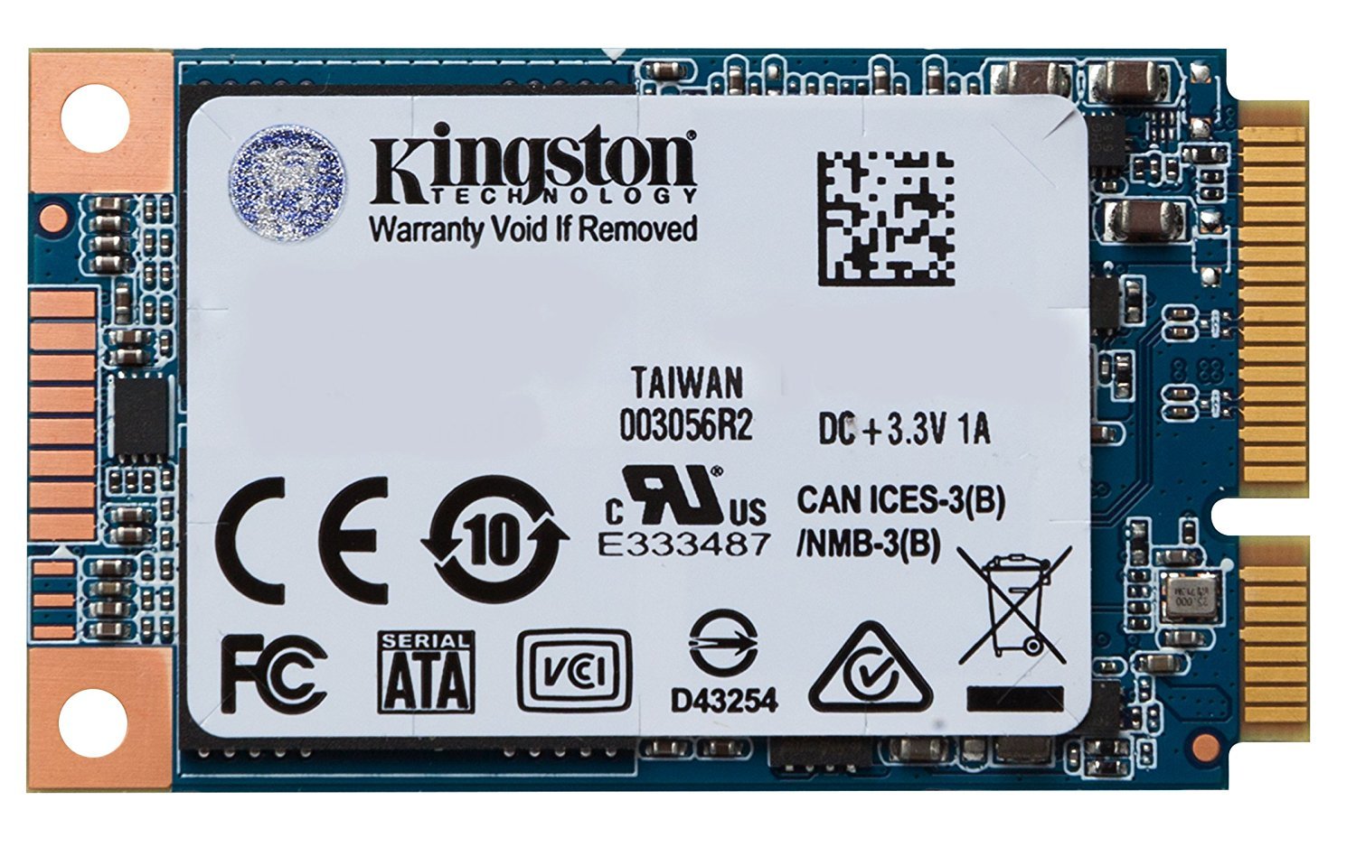 Kingston 120GB SSDNow UV500 mSATA SSD image