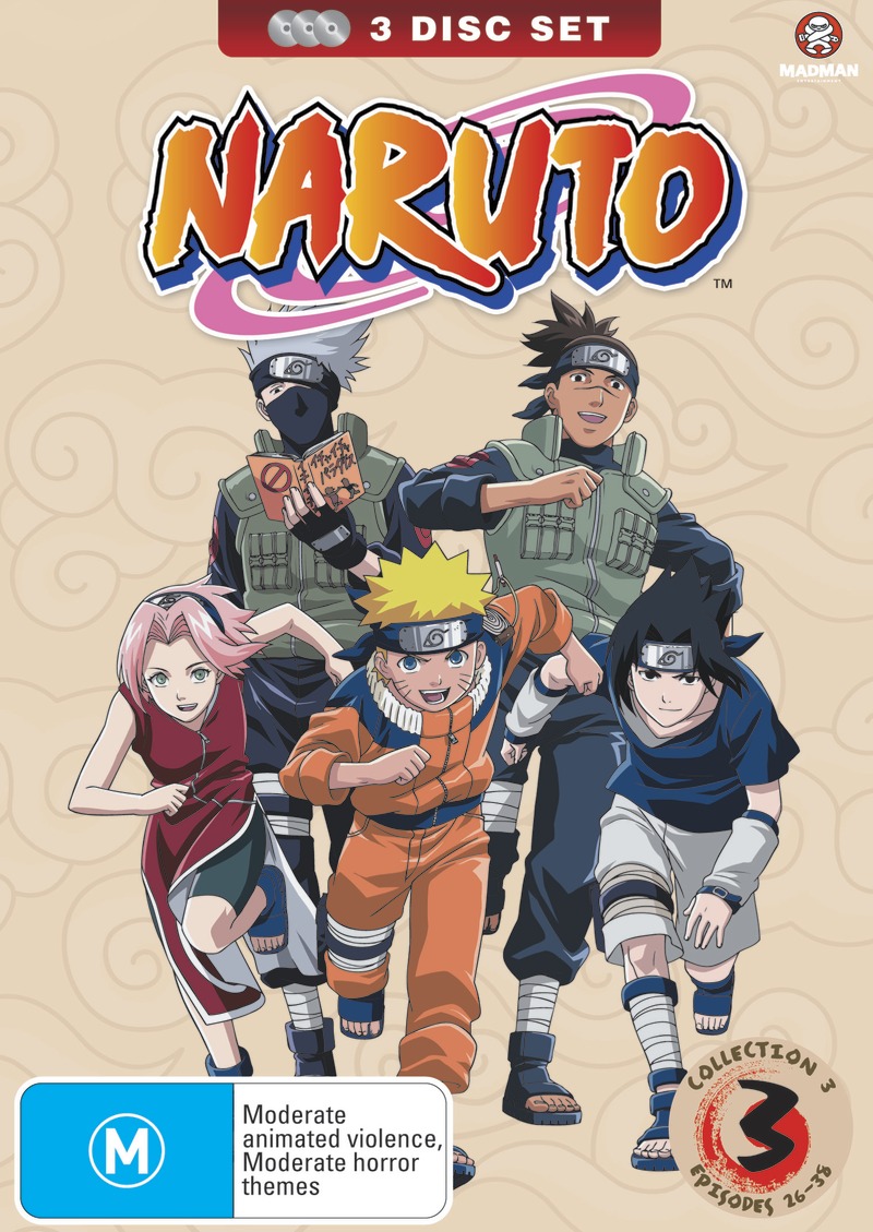 Naruto (Uncut) Collection 03 (Eps 26-38), on DVD image