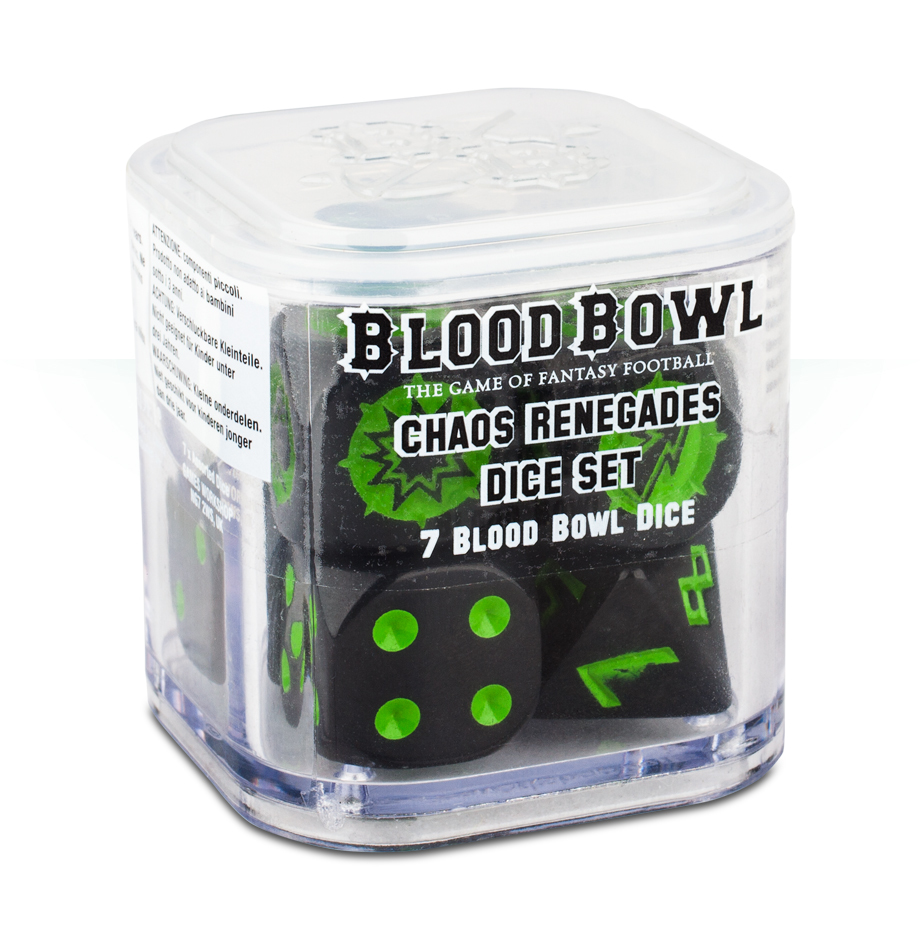 Blood Bowl Chaos Renegades Dice Set at Mighty Ape NZ