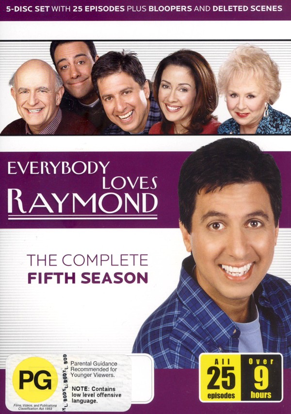 Everybody Loves Raymond - The Complete Fifth Season (5 Disc Set) on DVD