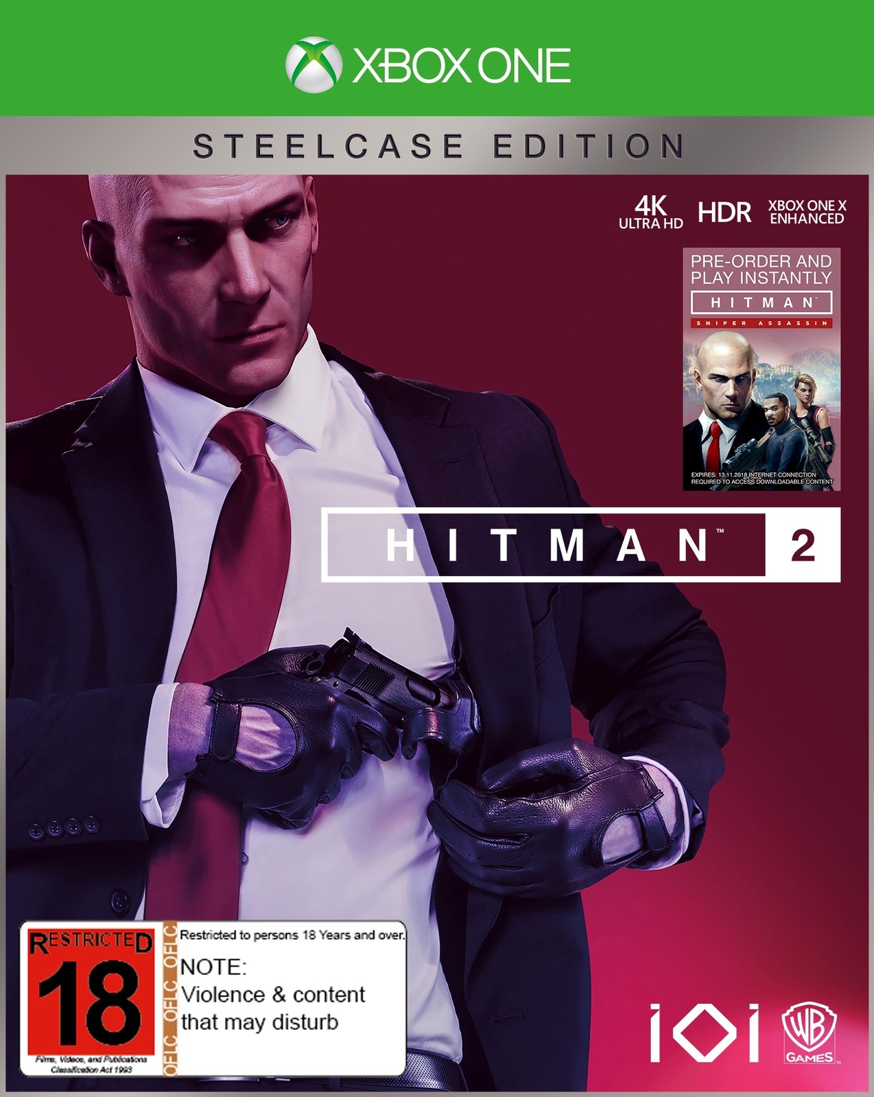 Hitman 2 Steelbook Edition for Xbox One image