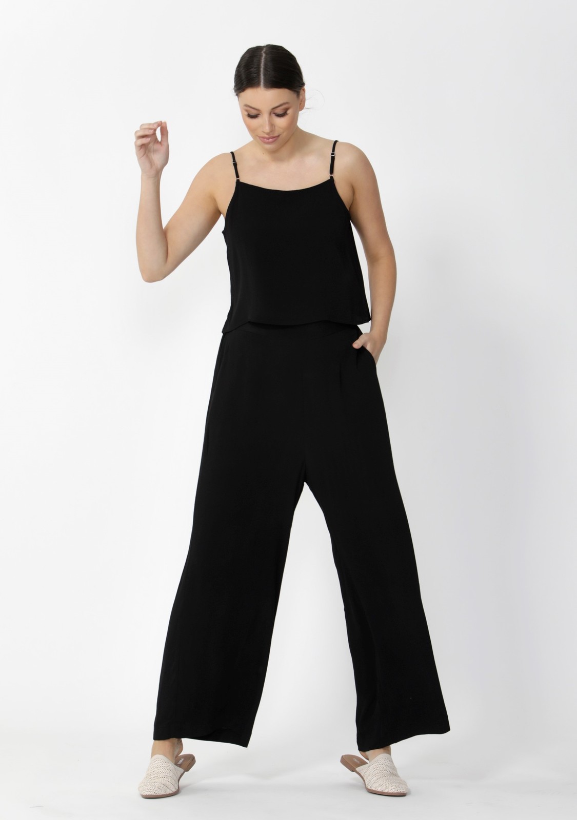 Sass: Pilar Pant - Black (Size 14) image