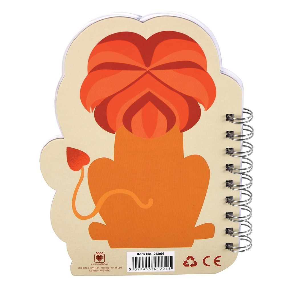 Colourful Creatures Spiral Notebook - Lion image