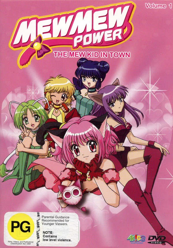 Mew Mew Power - Vol. 1: The Mew Kid In Town on DVD image