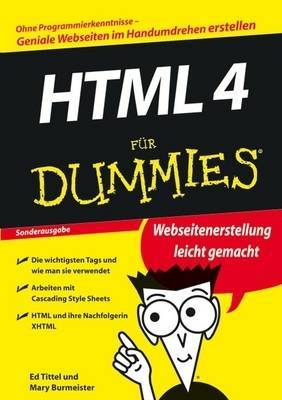 HTML 4 fur Dummies by Ed Tittel image