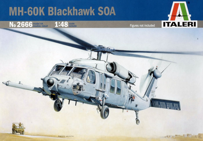 Italeri MH-60K Blackhawk SOA 1:48 Model Kit image