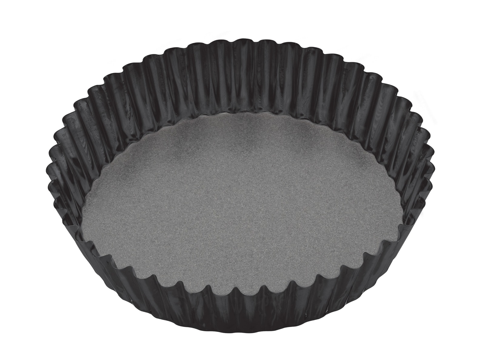 MasterClass NonStick Round Loose Base Fluted Deep Flan/Quiche Pan
