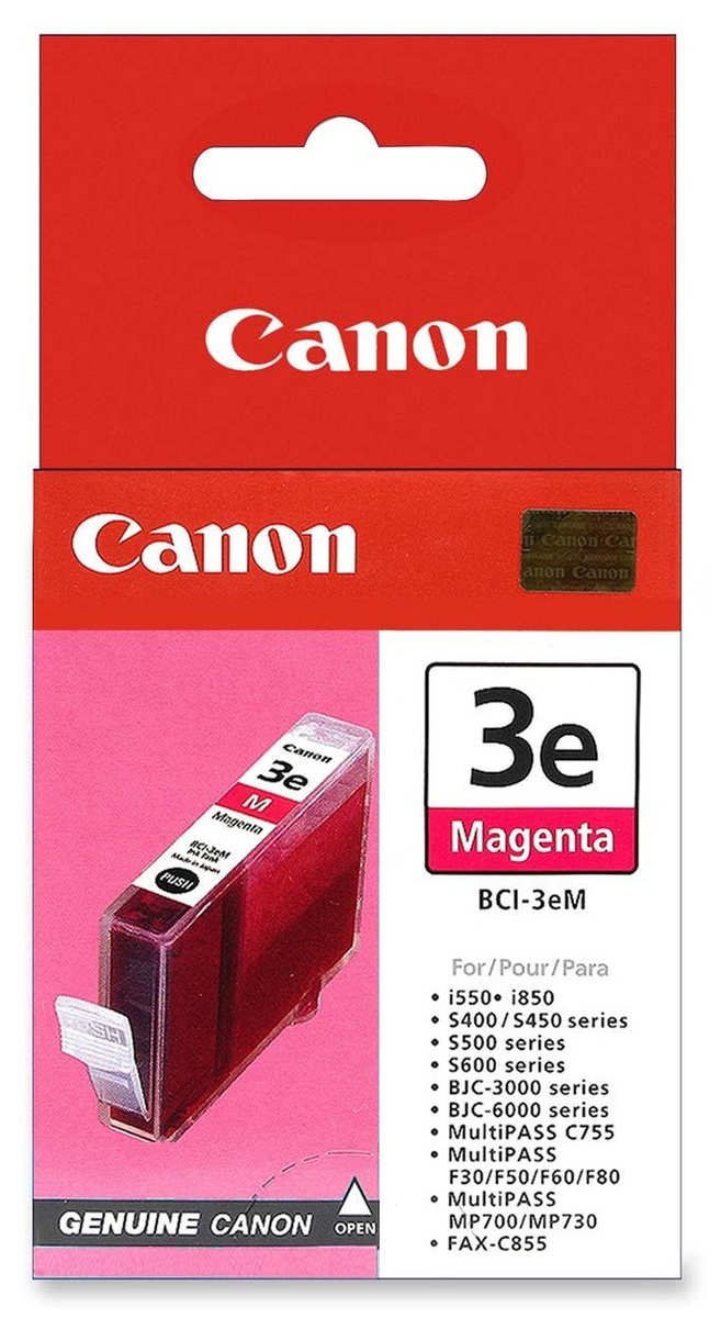 Canon Ink Cartridge BCI-3EM Magenta image