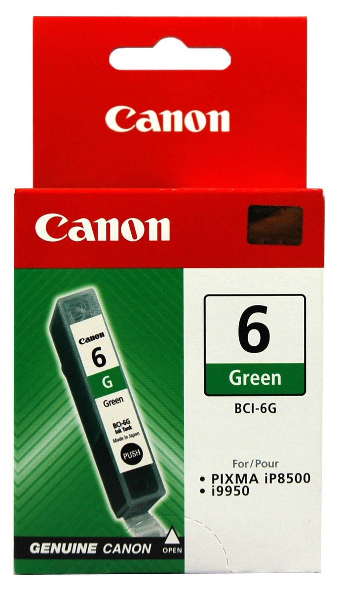 Canon Ink Cartridge BCI-6G Green (100 pages) image