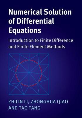 Numerical Solution of Differential Equations on Hardback by Zhilin Li