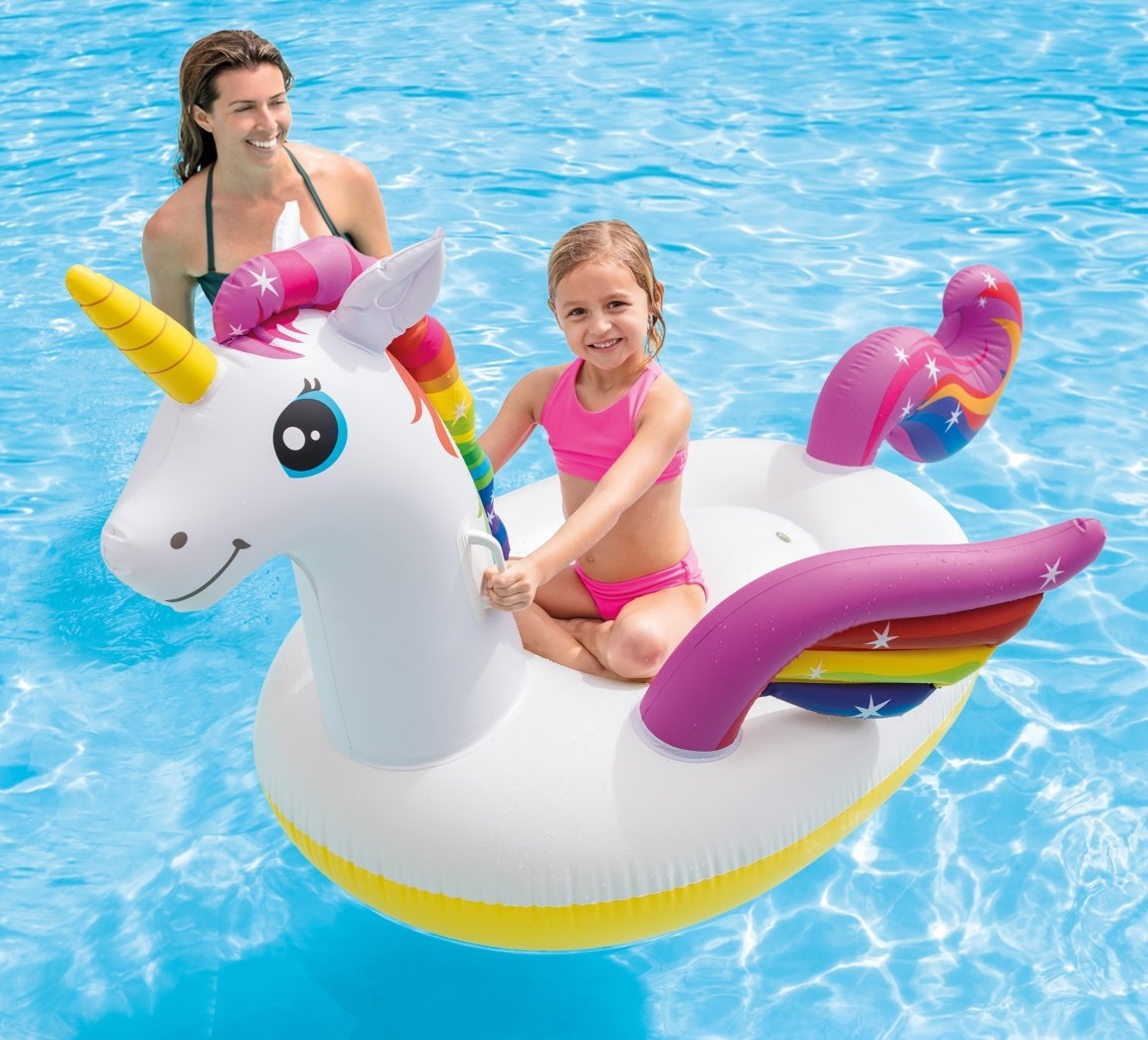 Unicorn Ride-On - Inflatable Lounger image