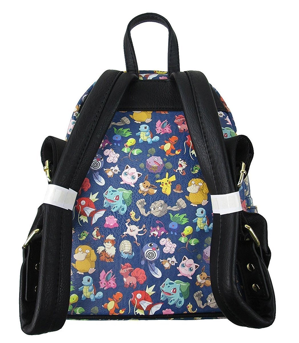 Loungefly Pokemon First Generation All Over Print Mini Backpack Men's