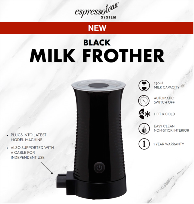 Espressotoria Milk Frother at Mighty Ape Australia