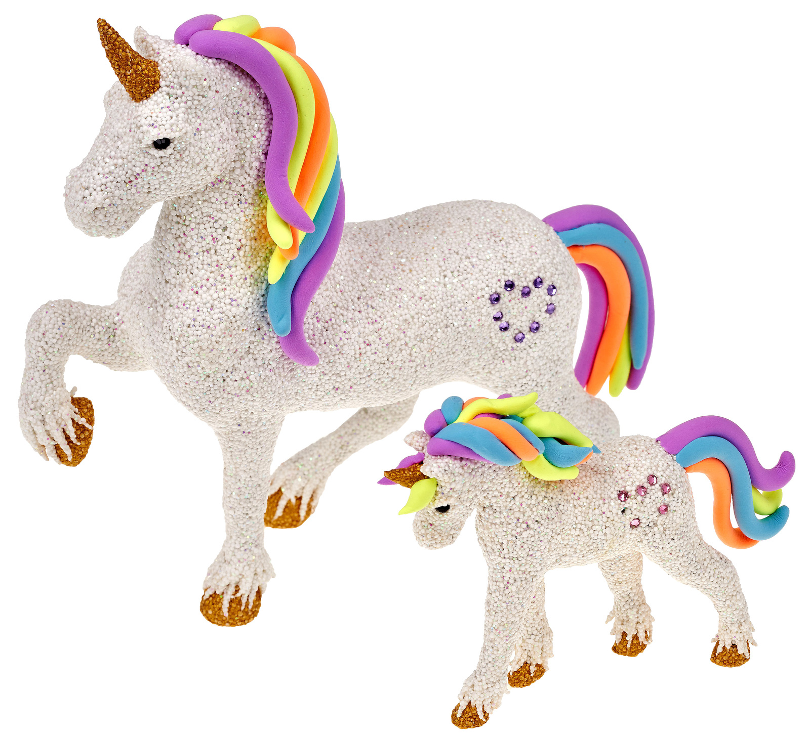 My Studio Girl: Make Your Own Rainbow Glitter Unicorns Kit image