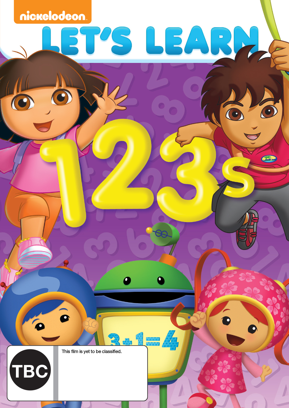 Nickelodeon: Let's Learn 1, 2, 3's on DVD image