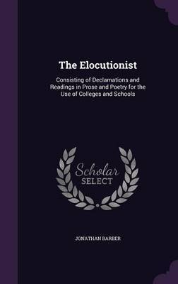 The Elocutionist on Hardback by Jonathan Barber