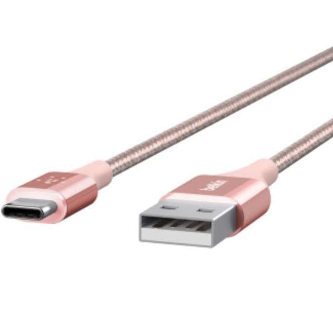 MIXIT↑ DuraTek USB-C to USB-A Cable - Rose Gold image