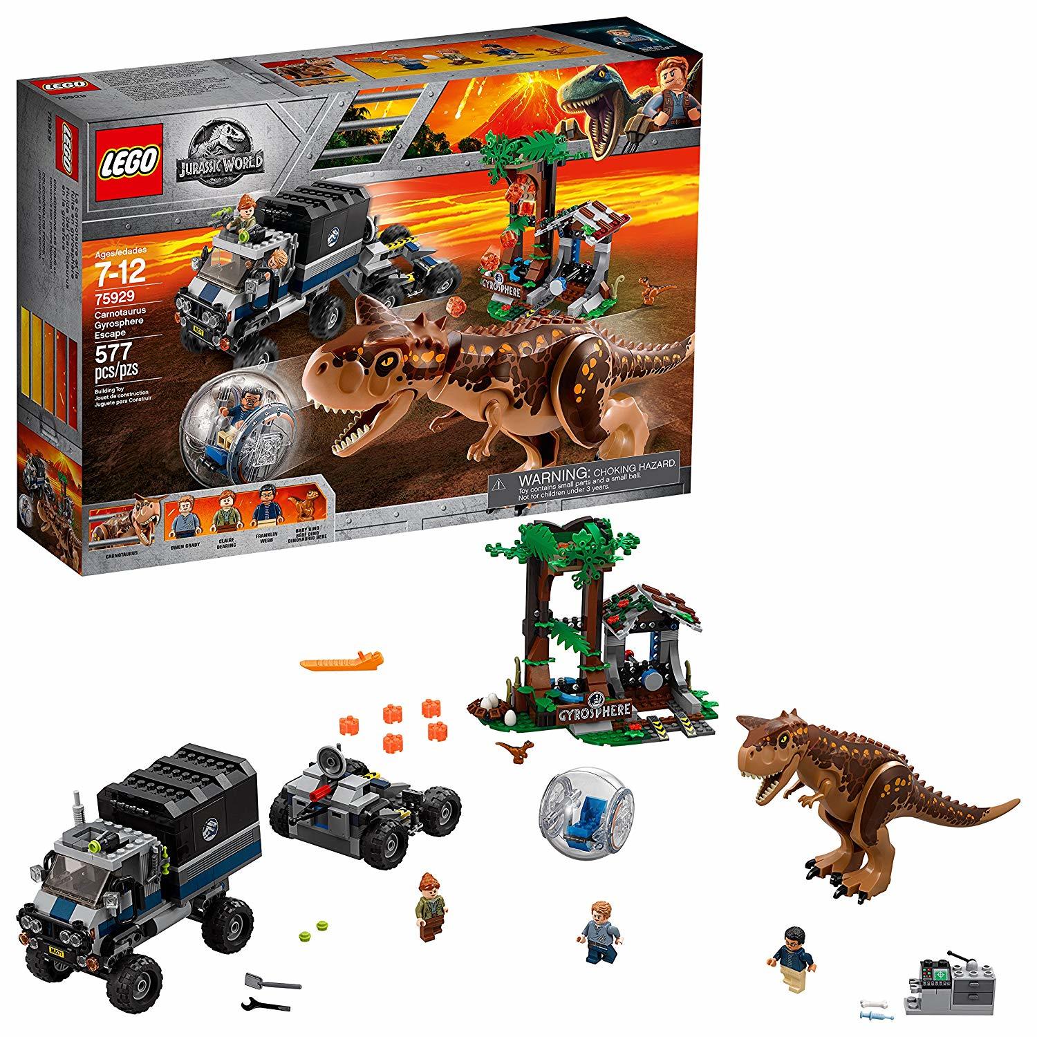 LEGO Jurassic World: Carnotaurus Gyrosphere Escape (75929) image