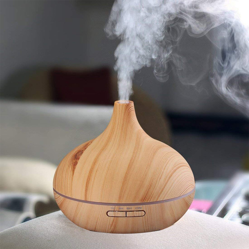 Natural Aroma Essential Oil Diffuser 400ml - Lightwood