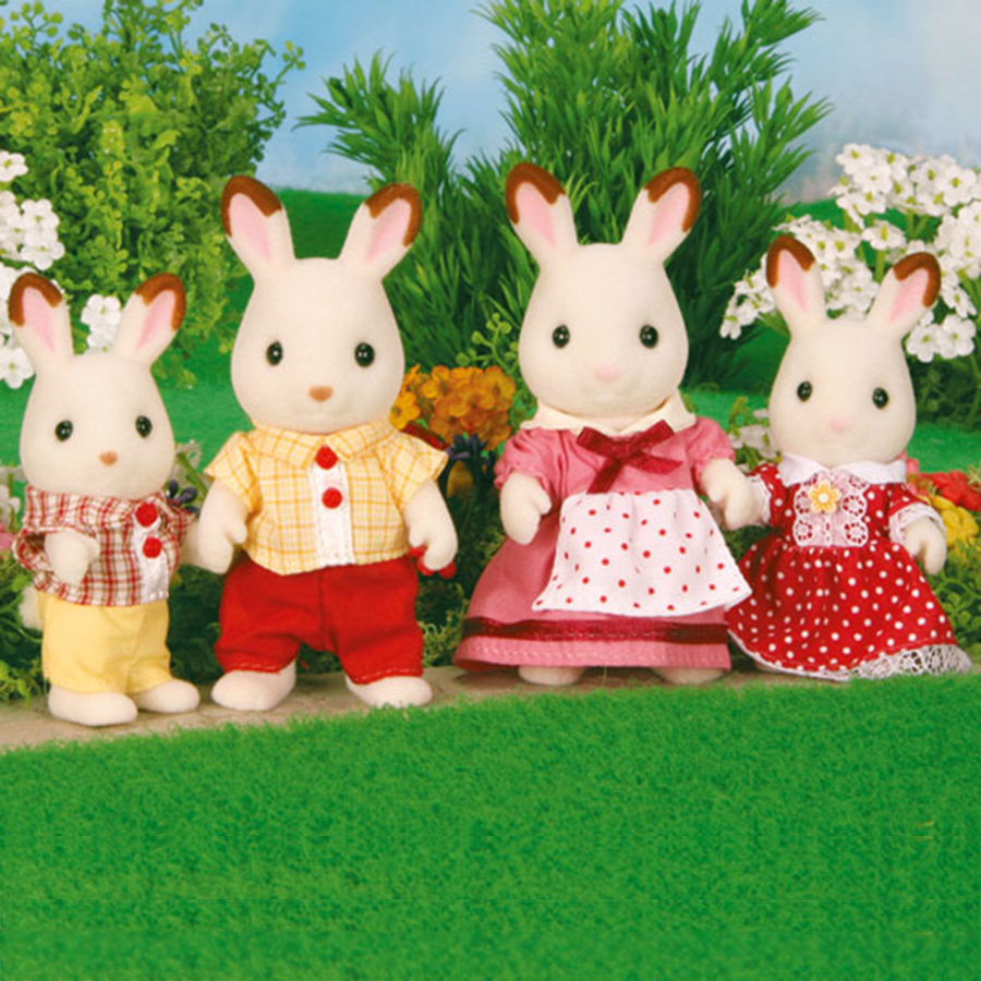 Sylvanian Families: Chocolate Rabbit Family