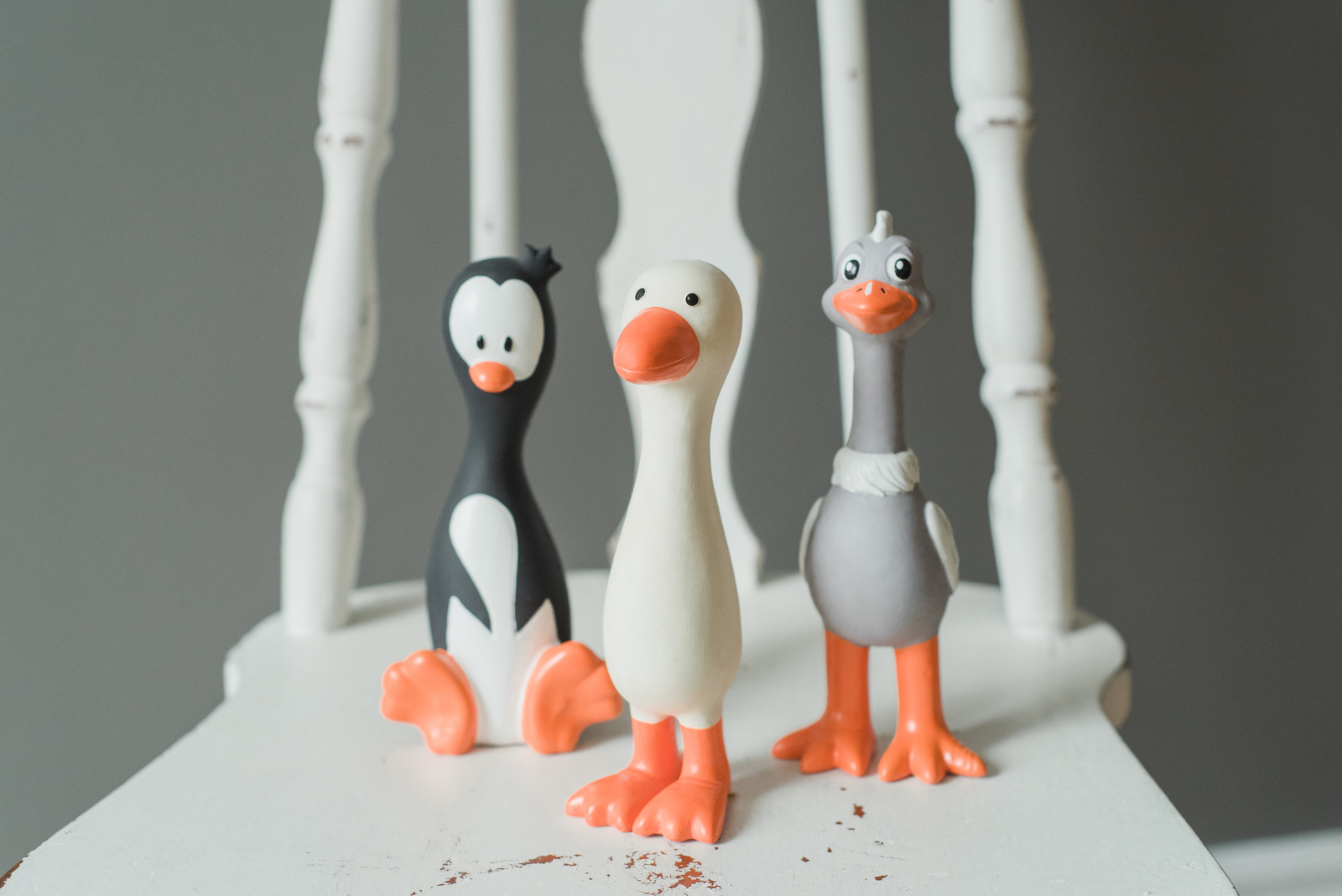 Portia the Polite Penguin Natural Rubber Teething Toy image