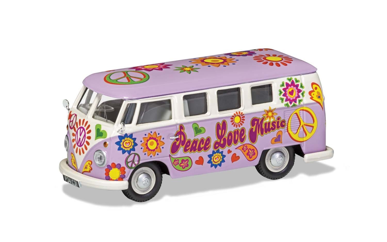 Corgi: 1/43 VW Camper "Peace, Love and Music"