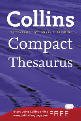 Collins Compact Thesaurus A-Z on Paperback