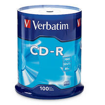 Verbatim CD-R 700MB 100Pk Spindle 52x