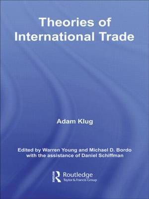 Theories of International Trade by Adam Klug image