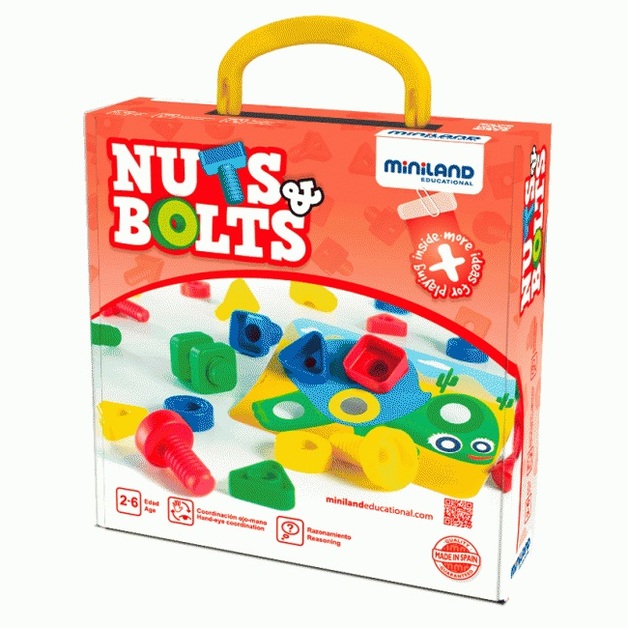 Buy Miniland Aptitude Activity Nuts and Bolts at Mighty Ape NZ