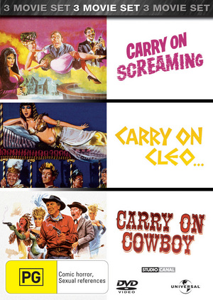 Carry On Collection: Screaming/Cleo/Cowboy on DVD