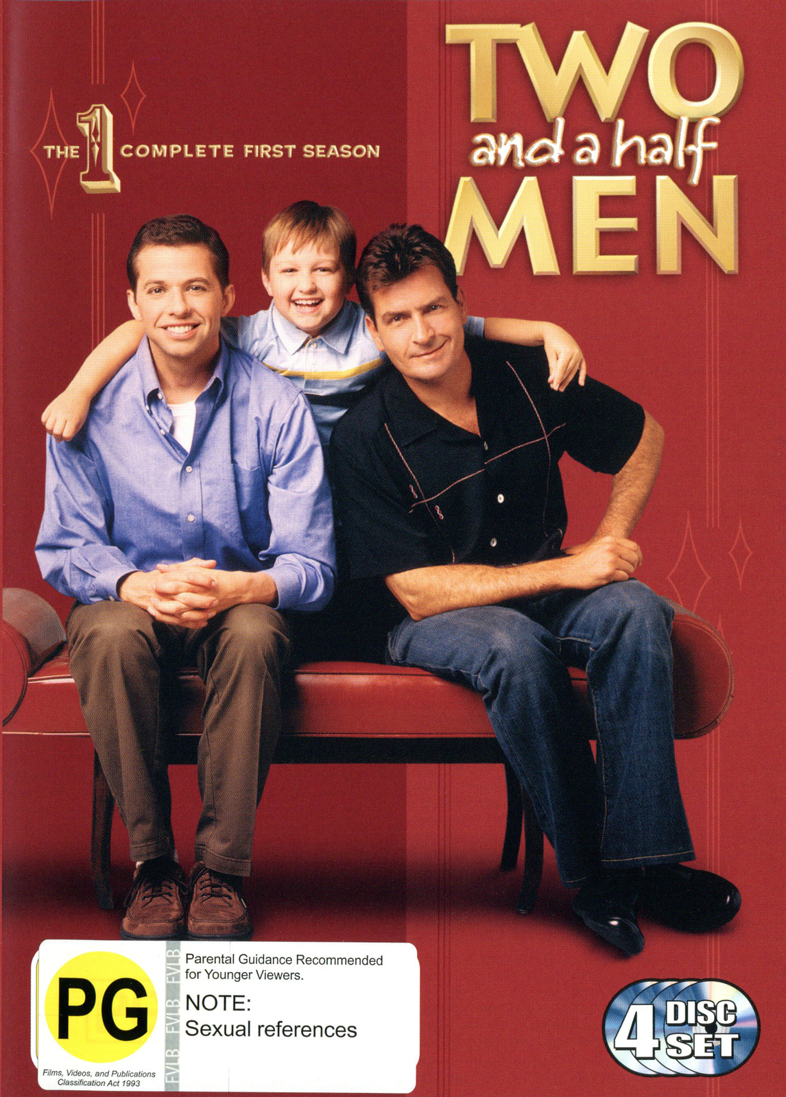 Two And A Half Men - The Complete First Season (4 Disc Box Set) on DVD image