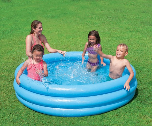 Buy Intex 3Ring Paddling Pool Crystal Blue at Mighty Ape Australia