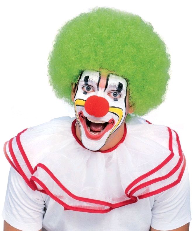 Rubie's: Clown Afro - Adult Wig (Green) image