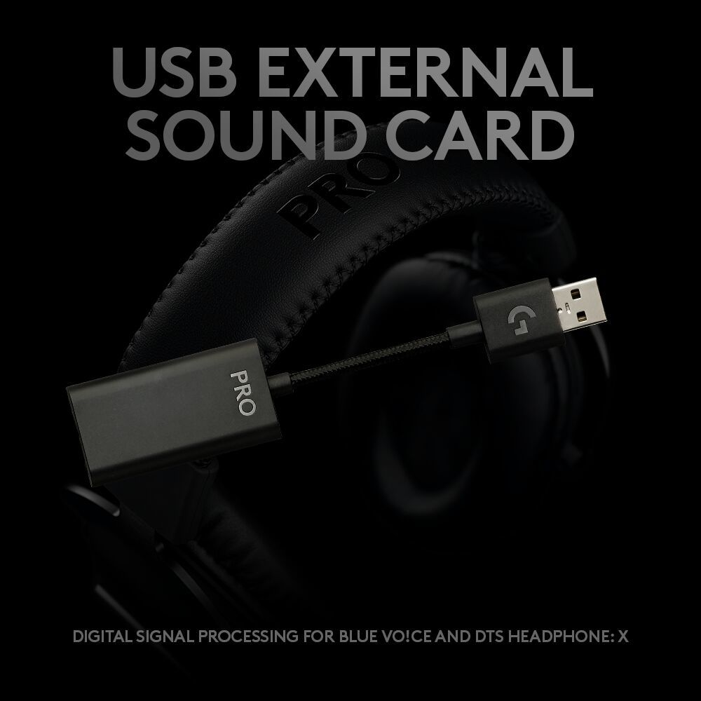 Logitech G PRO X Gaming Headset (Wired) for PC image
