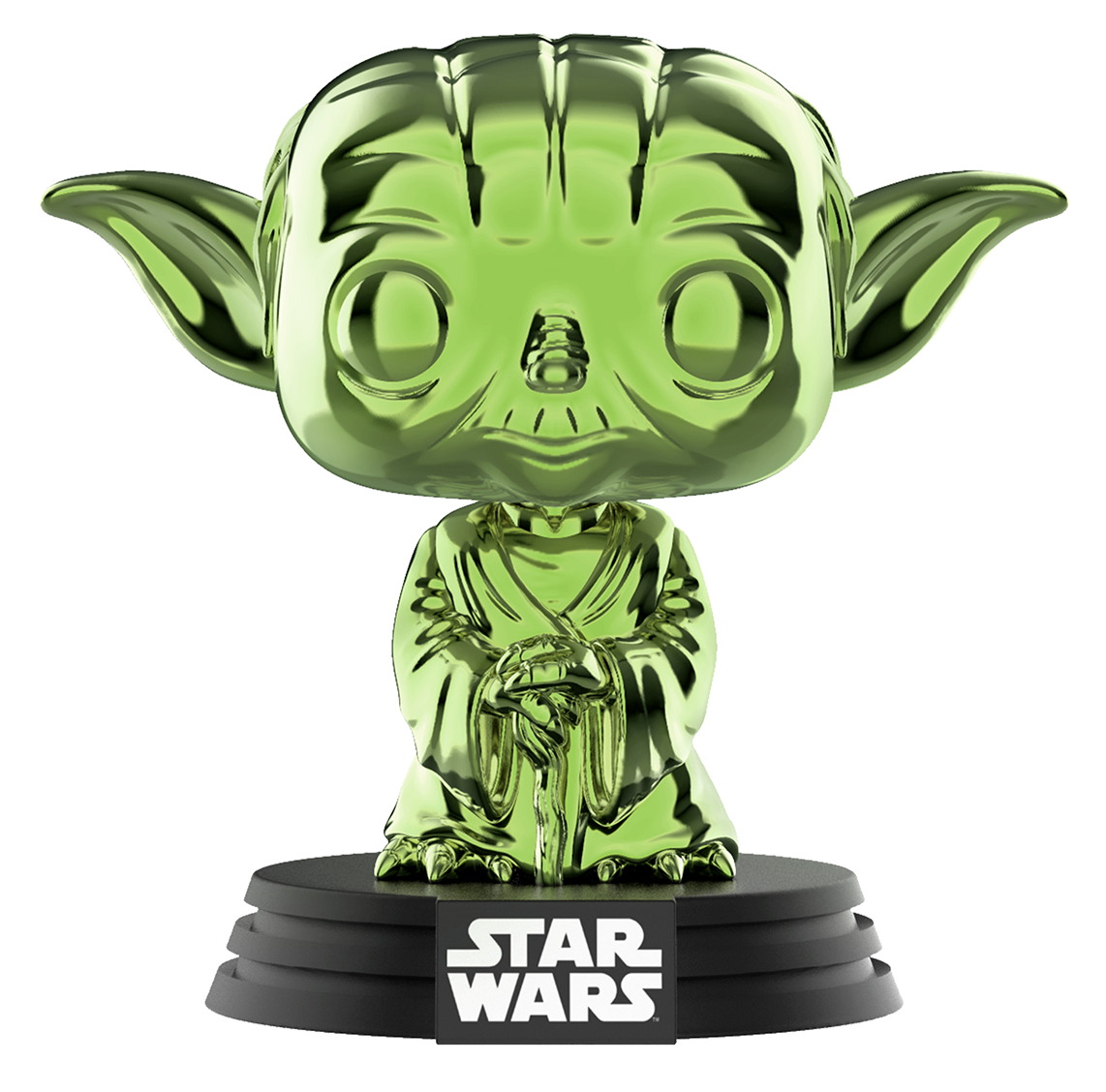 Star Wars: Yoda (Green Chrome) - Pop! Vinyl Figure image