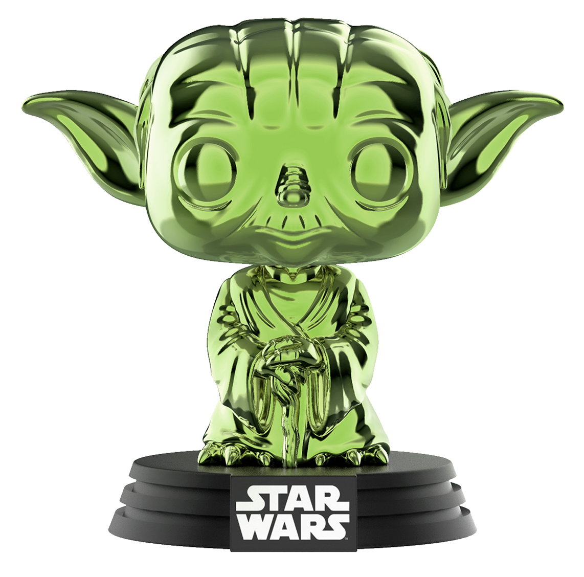 Yoda (Green Chrome) - Pop! Vinyl Figure image