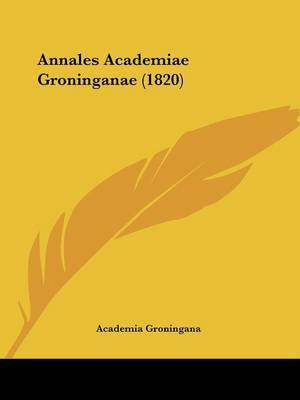 Annales Academiae Groninganae (1820) image