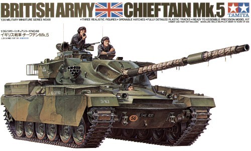 Tamiya British Chieftain Mk5 Tank 1/35 Model Kit image