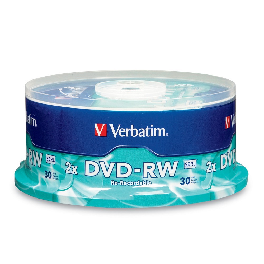 Verbatim DVD-RW 4.7GB Spindle 2x (30 Pack) image