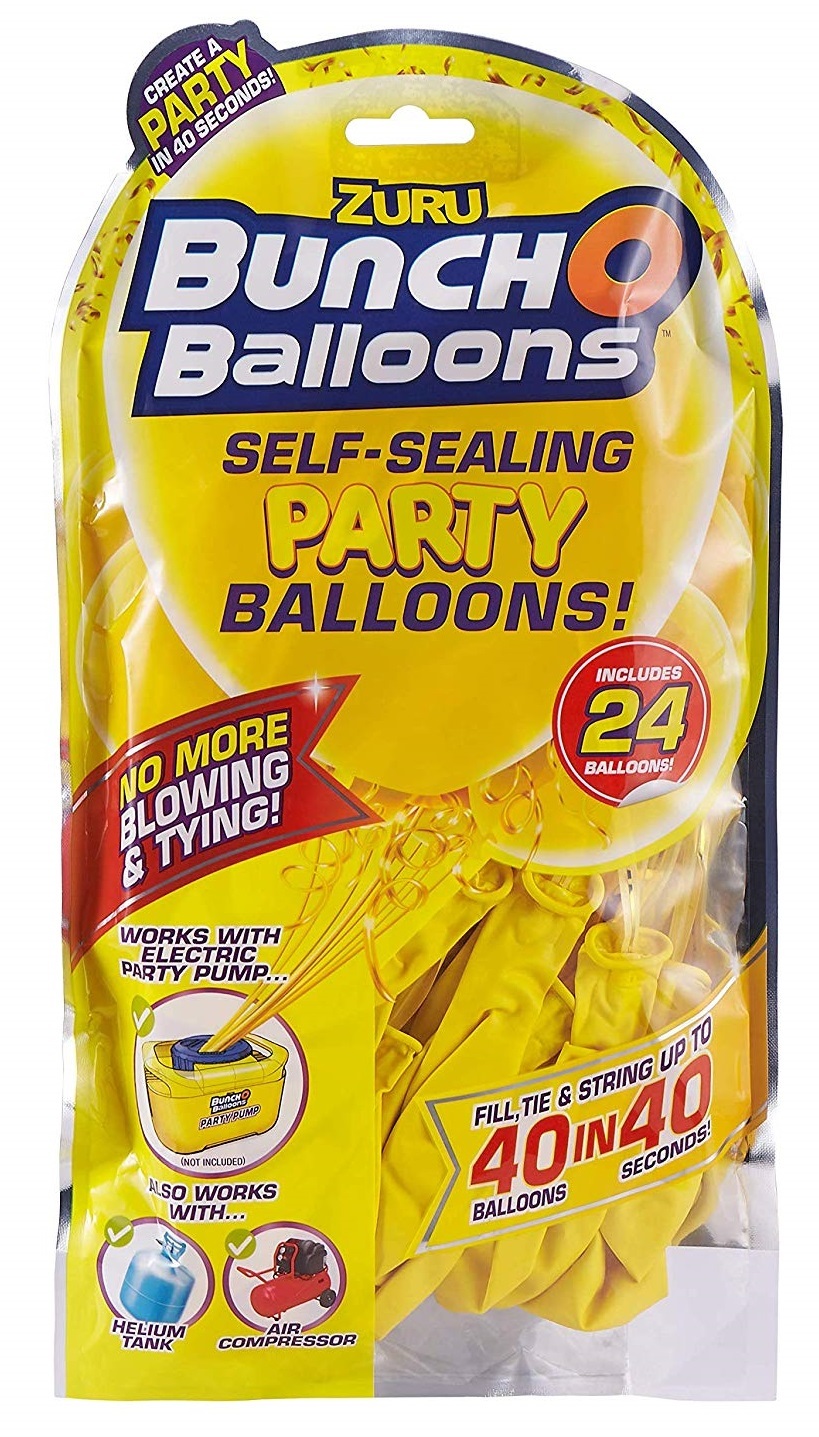 Bunch O' Balloons: Self Sealing Party Balloons - (24 x Yellow) image