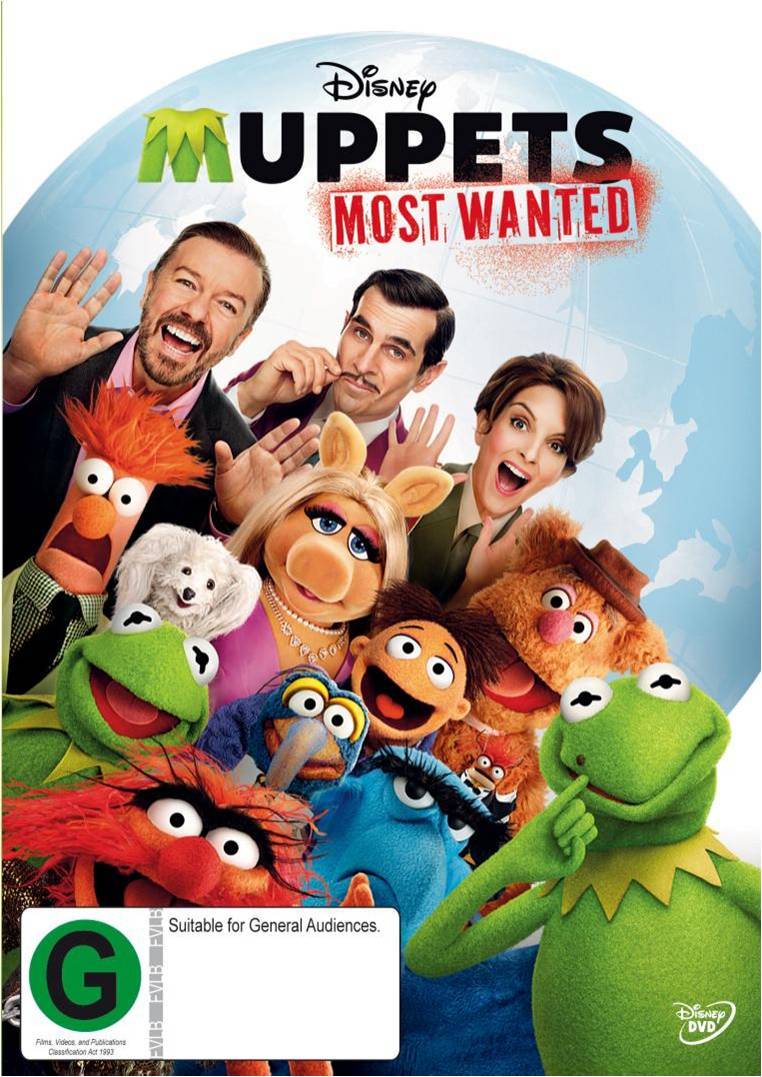 Muppets Most Wanted on DVD image