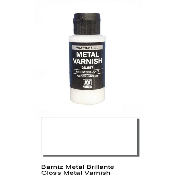 Vallejo Metal Colour Gloss Metal Varnish (32ml) at Mighty Ape NZ
