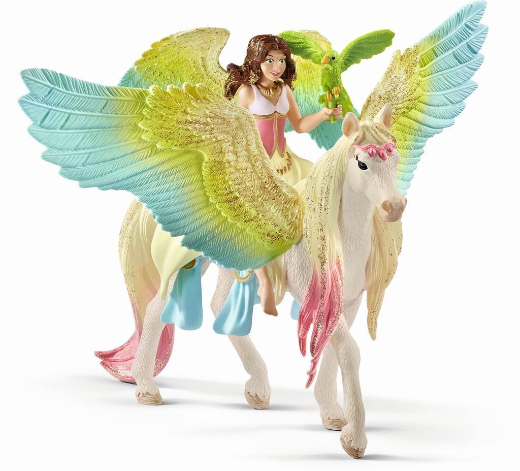 Schleich : Fairy Surah with Glitter Pegasus image