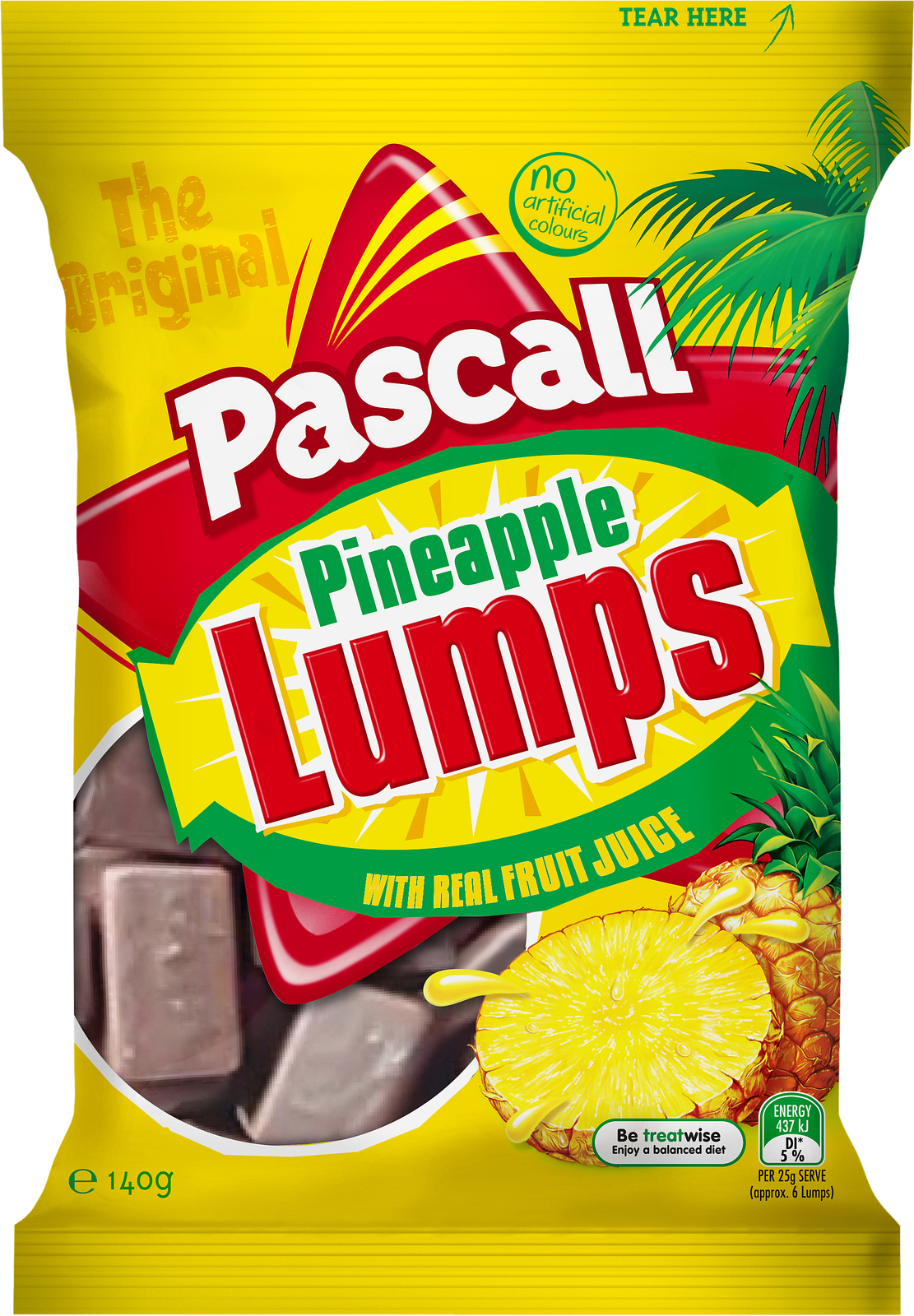 Pascall Pineapple Lumps (140g) at Mighty Ape NZ